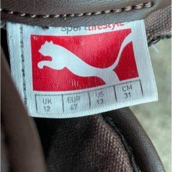 Mens Puma Leather Shoes size 13 - Picture 7 of 7